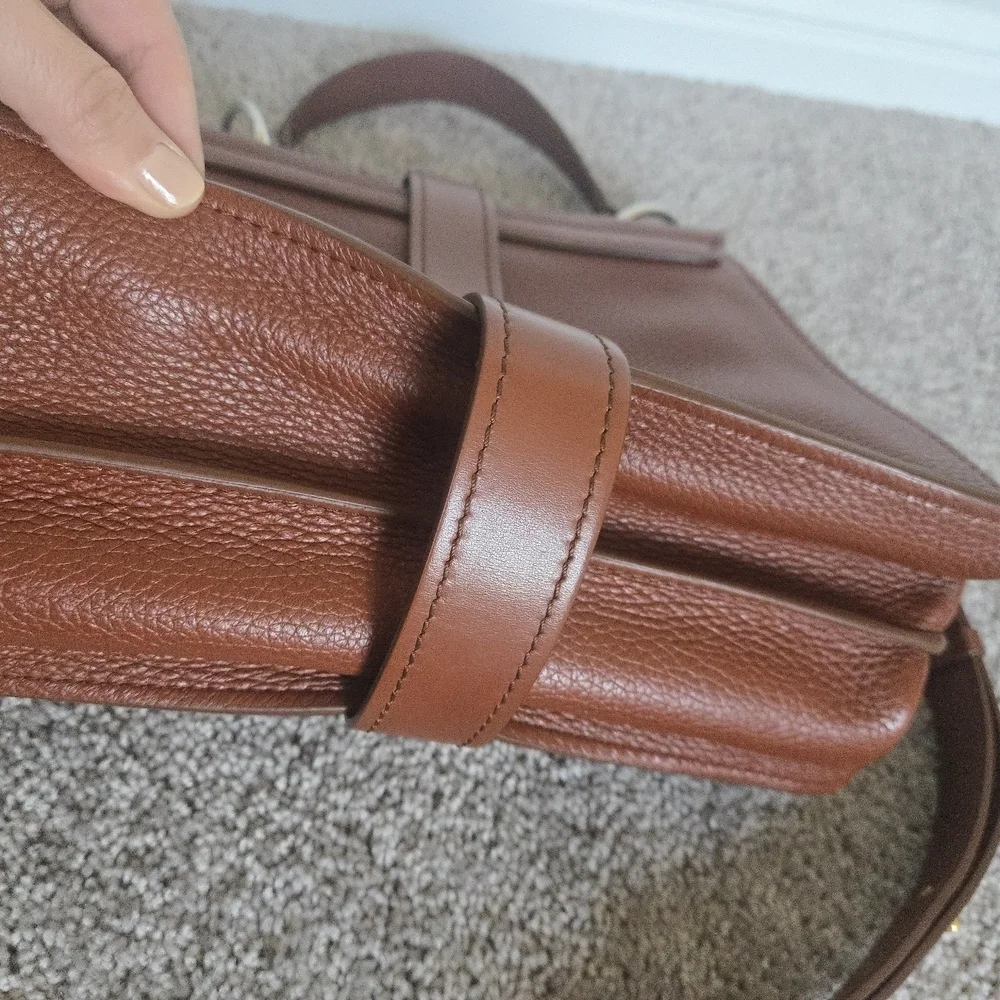 Chloé Aby Medium Leather Bag – Brown EUC